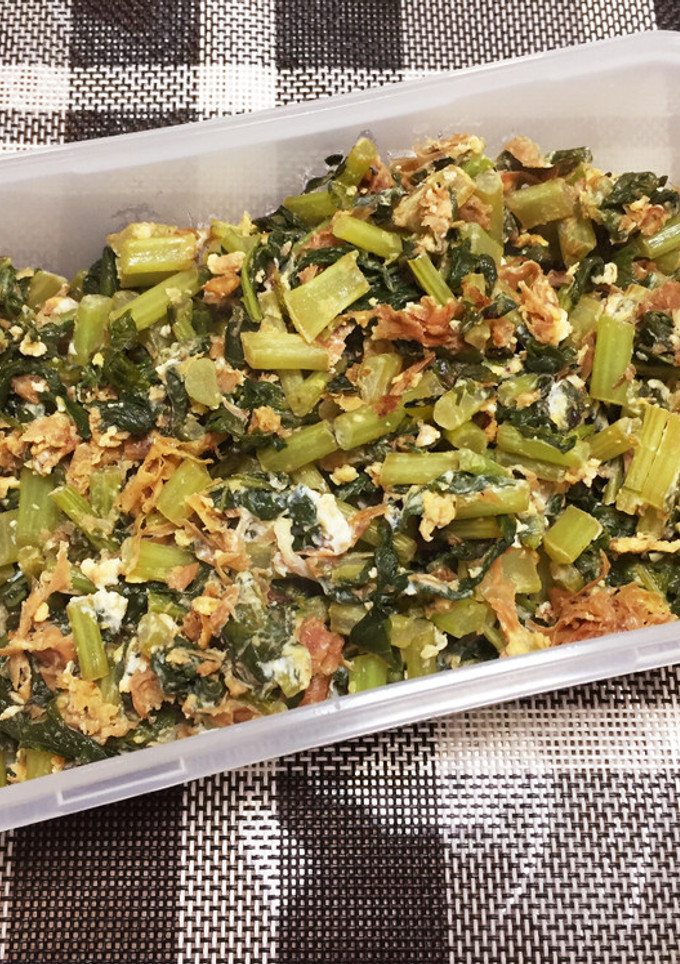 節約常備菜！大根の葉の卵とじ-レシピのメイン写真