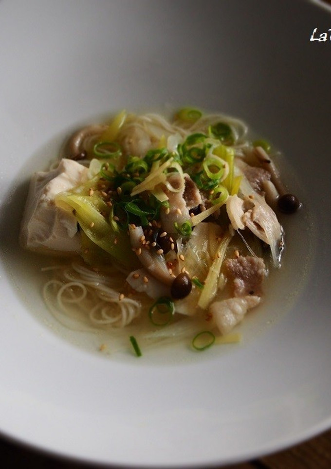 我が家の中華風にゅうめん-レシピのメイン写真