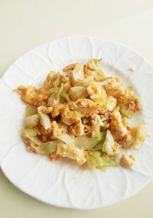あごだしつゆで 簡単いり卵-レシピのメイン写真