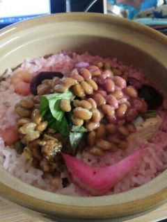 納豆ビーツお粥(血管ダイエット食971)-レシピのメイン写真