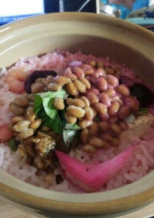 納豆ビーツお粥（血管ダイエット食971）-レシピのメイン写真