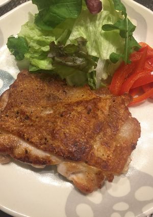 皮パリパリ☆簡単チキンソテー-レシピのメイン写真