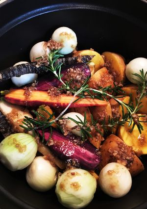 STAUBで野菜のオーブン焼き-レシピのメイン写真