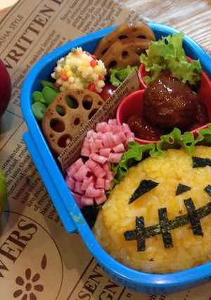2016年10月31日 ハロウィン弁当-レシピのメイン写真