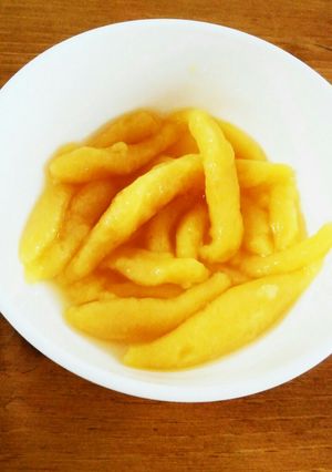 離乳食に☆米粉とかぼちゃのうどん-レシピのメイン写真