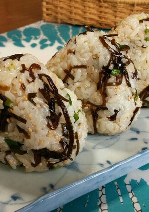 昆布のオイルおにぎり-レシピのメイン写真