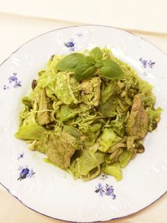 時短!カッペリーニのジェノベーゼ風-レシピのメイン写真