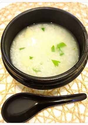 薬膳粥（じゃがいもと大葉の粥）-レシピのメイン写真