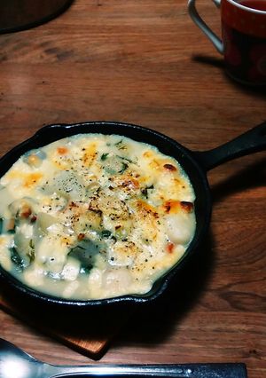 分ける派でふるるん豆腐のシチューグラタン-レシピのメイン写真
