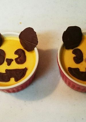 超簡単！ハロウィンプリン-レシピのメイン写真