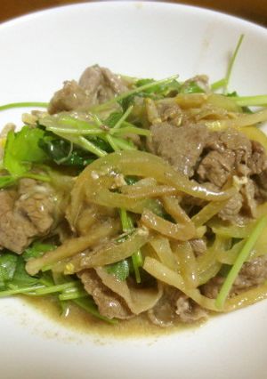 ごぼうと牛肉の柳川風-レシピのメイン写真