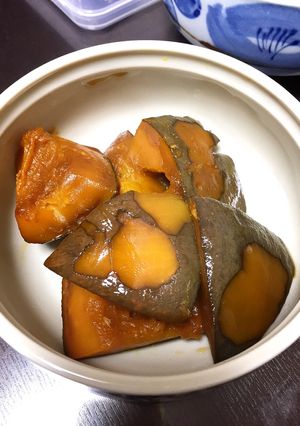 ほっくりツヤ〜なかぼちゃ煮物★味薄め★-レシピのメイン写真