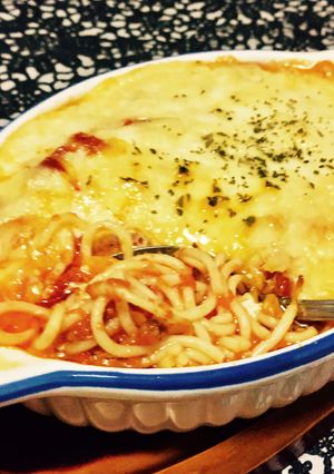 糖質０麺の濃厚スパゲッティグラタン-レシピのメイン写真