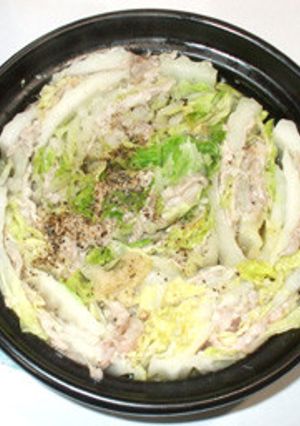 白菜と豚肉と生姜のミルフィーユ鍋♪簡単-レシピのメイン写真