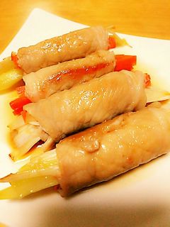 にんじんとネギの肉巻き♥-レシピのメイン写真