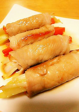 にんじんとネギの肉巻き♥-レシピのメイン写真