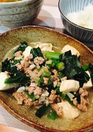 ダシダで野菜塩麻婆豆腐-レシピのメイン写真