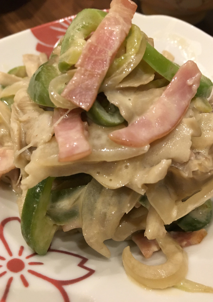 舞茸ベーコンのマヨ醤油炒め-レシピのメイン写真