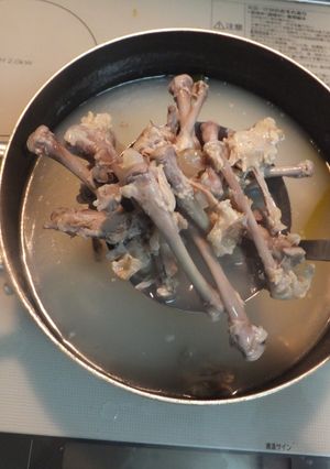 家族限定♡手羽先の骨でスープストック-レシピのメイン写真