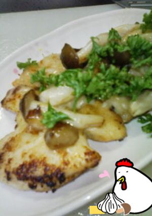 ガーリックバターささみdeきのこ-レシピのメイン写真