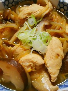 もやし きのこ鶏ささみのナンプラースープ-レシピのメイン写真