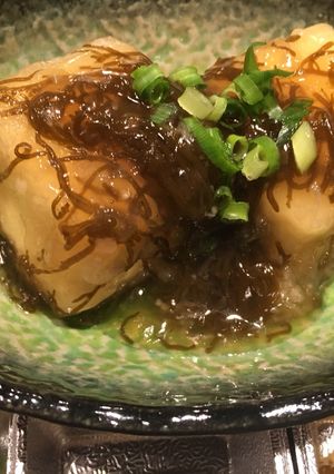 フライパンで☆もずく入り揚げだし豆腐-レシピのメイン写真