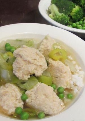 トリ団子野菜スープ-レシピのメイン写真