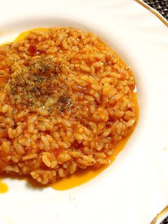 チキントマト煮余りタレ〆リゾット-レシピのメイン写真