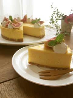 安納芋で♪濃厚チーズケーキ-レシピのメイン写真