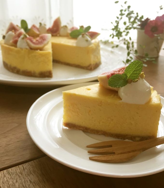 安納芋で♪濃厚チーズケーキ-レシピのメイン写真