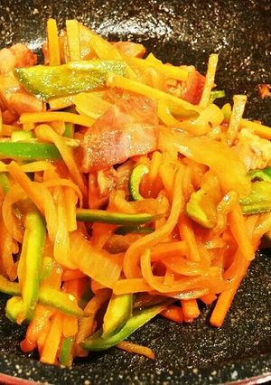 彩り野菜のケチャップ炒め【洋食副菜に☆】-レシピのメイン写真