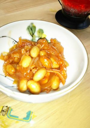 ポークビーンズ（大豆のケチャップ煮）-レシピのメイン写真