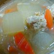 ダシダでこっくり冬瓜と鶏団子煮