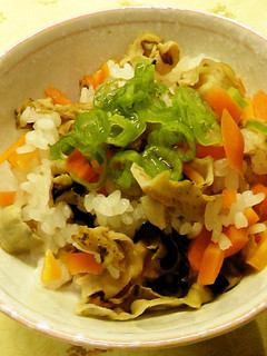 ほっこり♪焼き貝ひもの炊き込みご飯☆-レシピのメイン写真