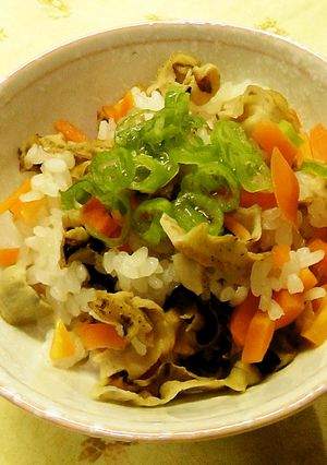 ほっこり♪焼き貝ひもの炊き込みご飯☆-レシピのメイン写真