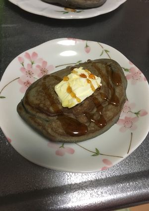 黒ごまのパンケーキ-レシピのメイン写真