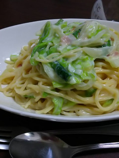キャベツとベーコンのクリームパスタ-レシピのメイン写真