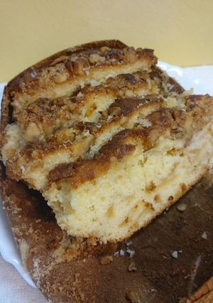 しっとりリンゴとザクザク胡桃のケーキ-レシピのメイン写真