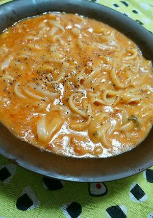 トマトソースDEもっちりトマトうどん☆-レシピのメイン写真