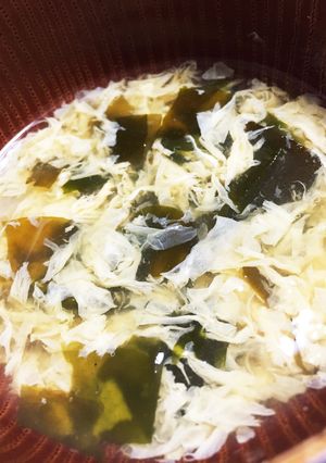 わかめと卵のかきたま汁-レシピのメイン写真