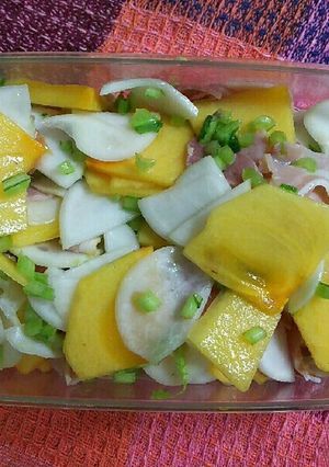 柿と蕪と生ハムのサラダ-レシピのメイン写真