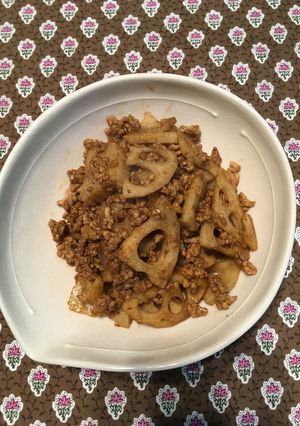 蓮根のソース炒め-レシピのメイン写真