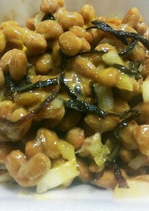 納豆薬味は梅塩昆布と玉ねぎ☝納豆アレンジ-レシピのメイン写真