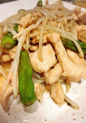 節約♪鶏胸肉ともやしのオイスター炒め-レシピのメイン写真