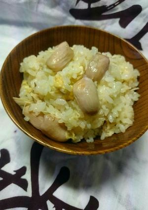 生落花生おこわ♡-レシピのメイン写真
