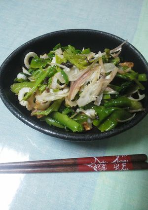 つるむらさきと茗荷の梅和え-レシピのメイン写真