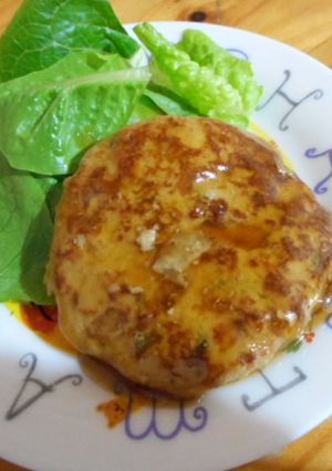 くばらあごだしつゆで和風ハンバーグ-レシピのメイン写真
