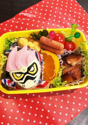 仮面ライダーエグゼイド！キャラ弁男の子-レシピのメイン写真