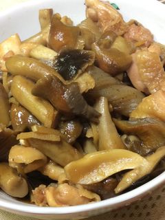 きのこと鶏肉の煮物-レシピのメイン写真