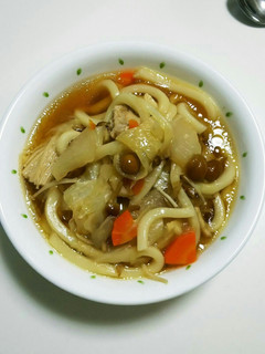 くばら「あごだしつゆ」であったかうどん-レシピのメイン写真